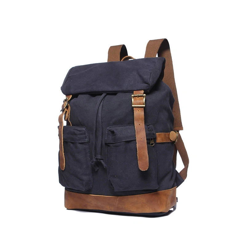 Designer Stylish Waterproof Waxed Canvas Travelling Backpack RS-02271