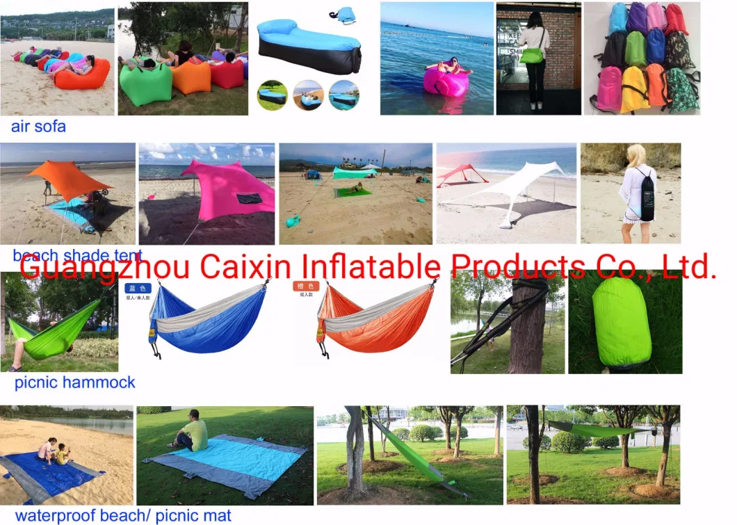 Waterproof Nylon Inflatable Air Lounger Sofa Air Lazy Bag