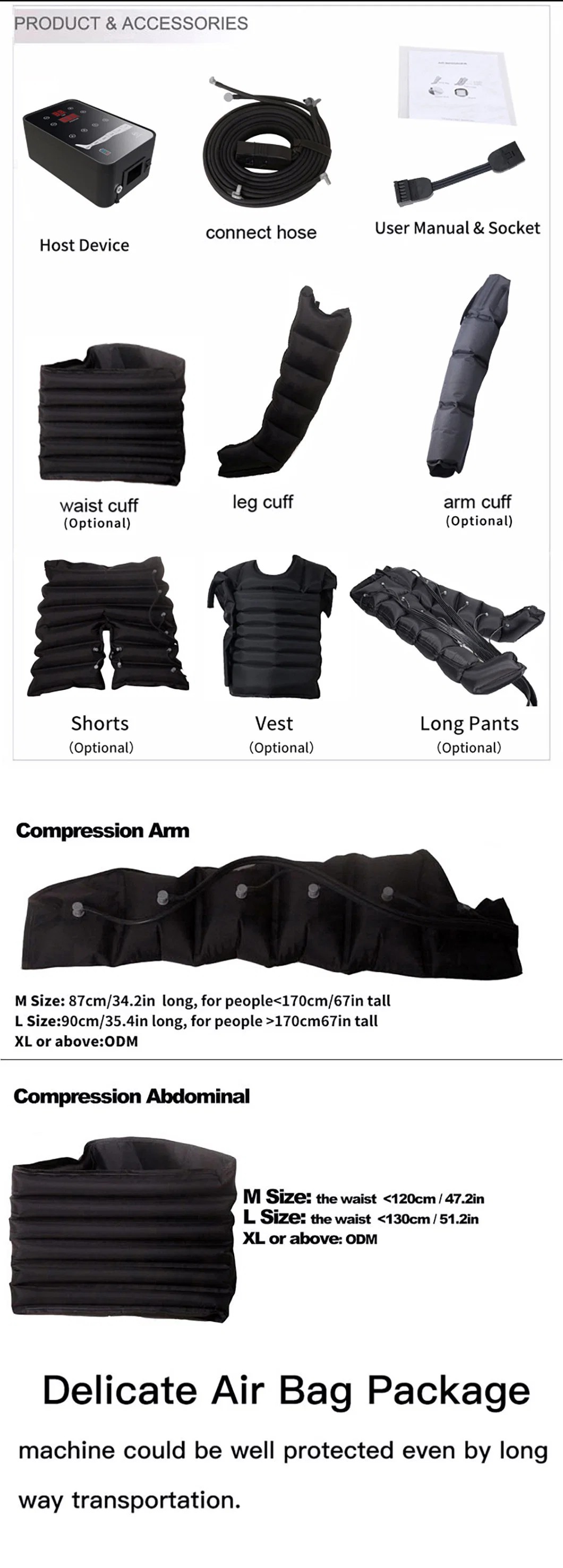 Amazon Hot Selling and New Arriving Fitness Home Health Medical Care Heat Foot and Leg Massager Recovery Compression Boots