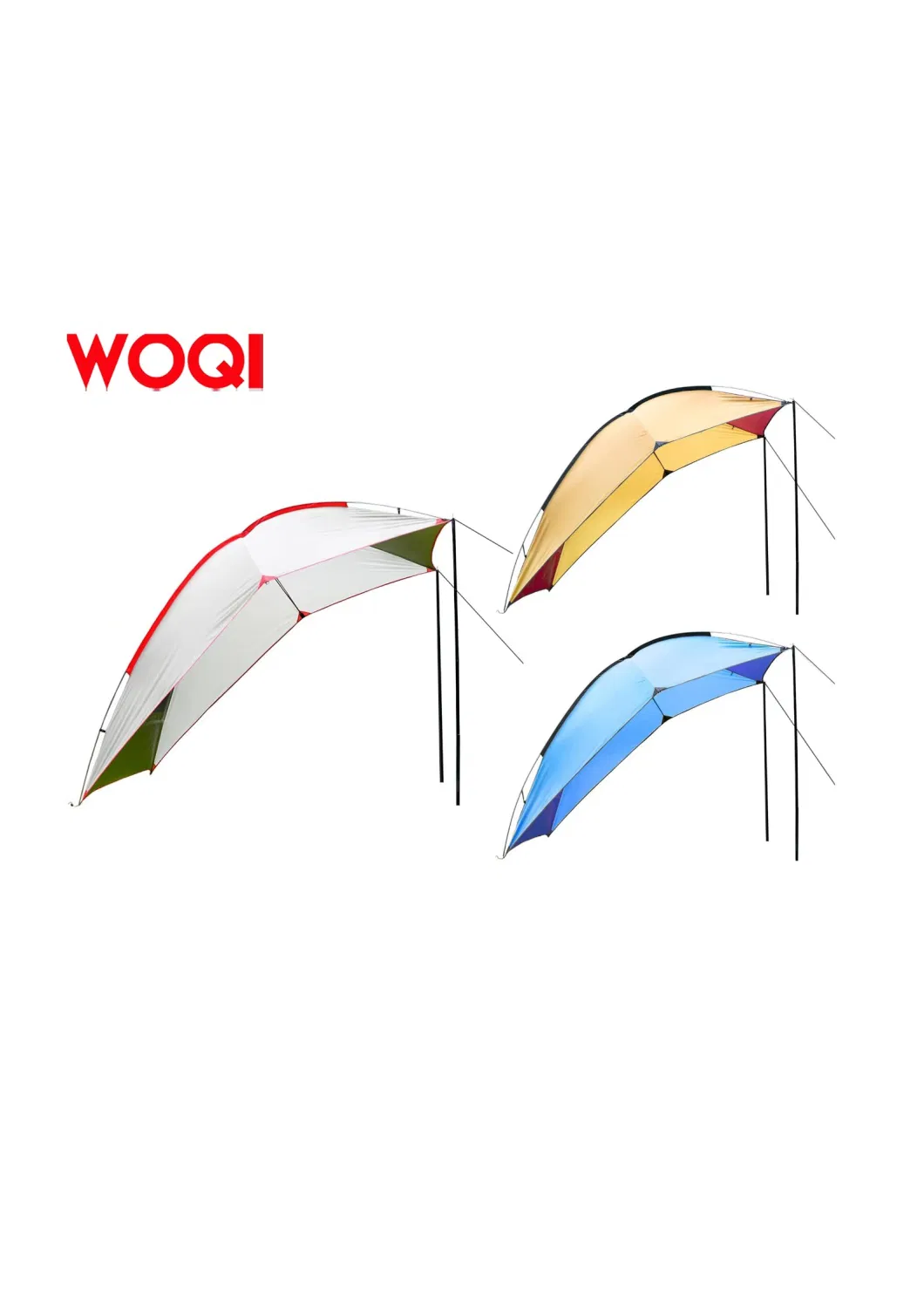 Woqi Upgrade Custom Colorful Waterproof Pop up Car Awning Sun Shelter