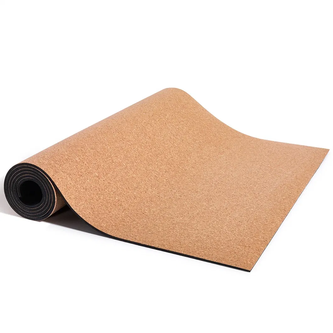 High Quality Eco-Friendly Cork Rubber Yoga Mat