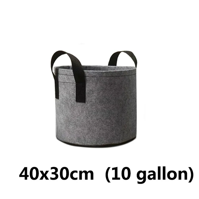 2 or 5 Gallon Plant Grow Bags Growing Potato Home Garden Tools 7 Gallon 10 Gallon Planting Bag Flower Fruit Tree Fabric Pots