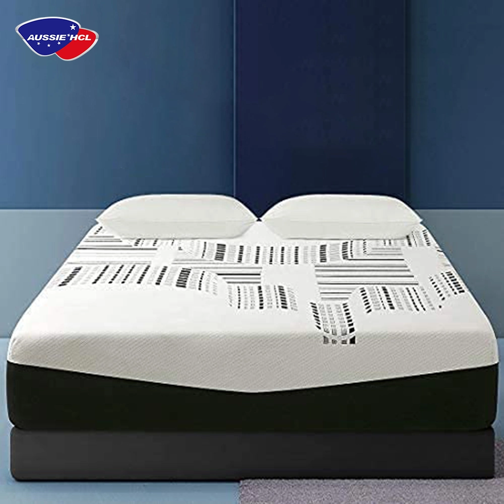 Premium Matelas Knitted Fabric High Density Foam Mattresses Sleep Well Full Queen King Size Cool Bamboo Charcoal Air Gel Memory Royal Foam Bed Mattress in a Box