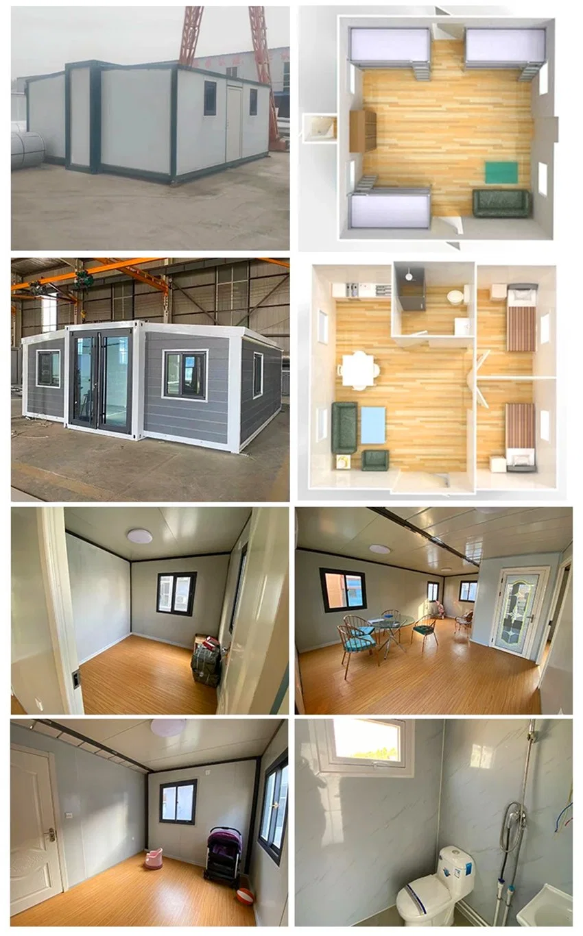 Prefabricated 20FT 40FT Foldable Portable Modular Tiny House Camps