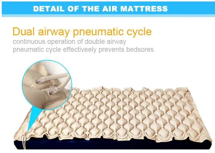 Wholesale Cheap Price Medical Hospital Bed Air Bed Bubble Mattress Anti Bedsore Air Mattress Anti-Decubitus Mattress with Pump