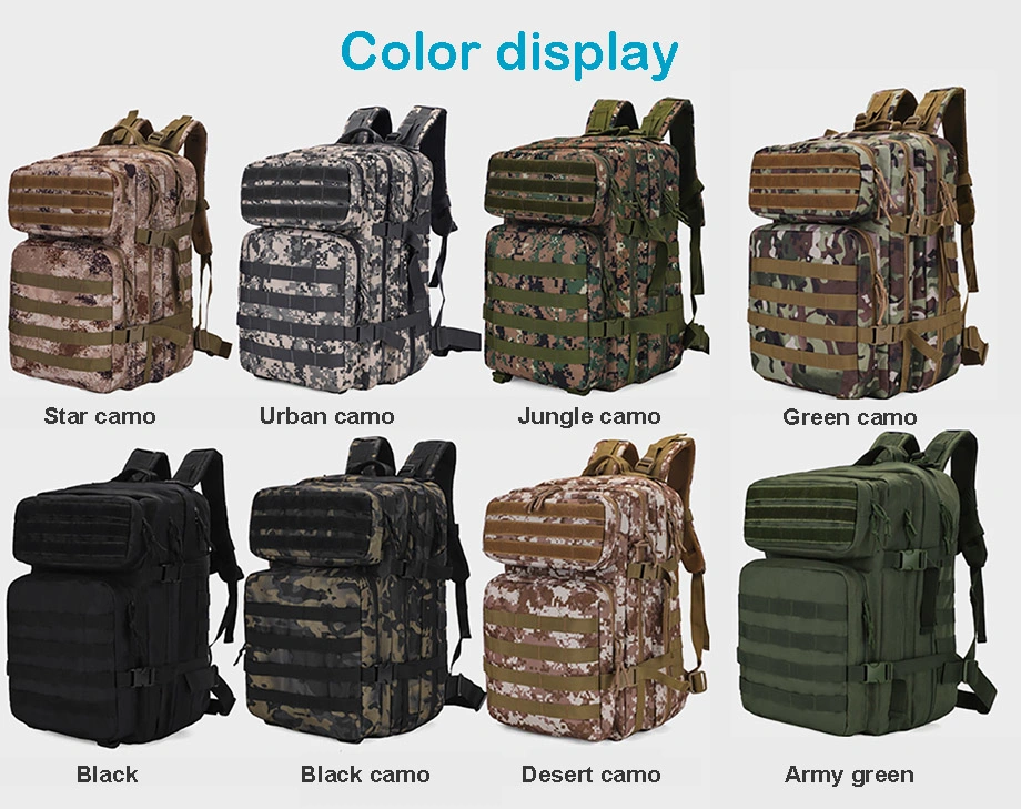 3p Camo Travel Gym Duffel Bags Hiking Camping Waterproof Men Tactical Backpack