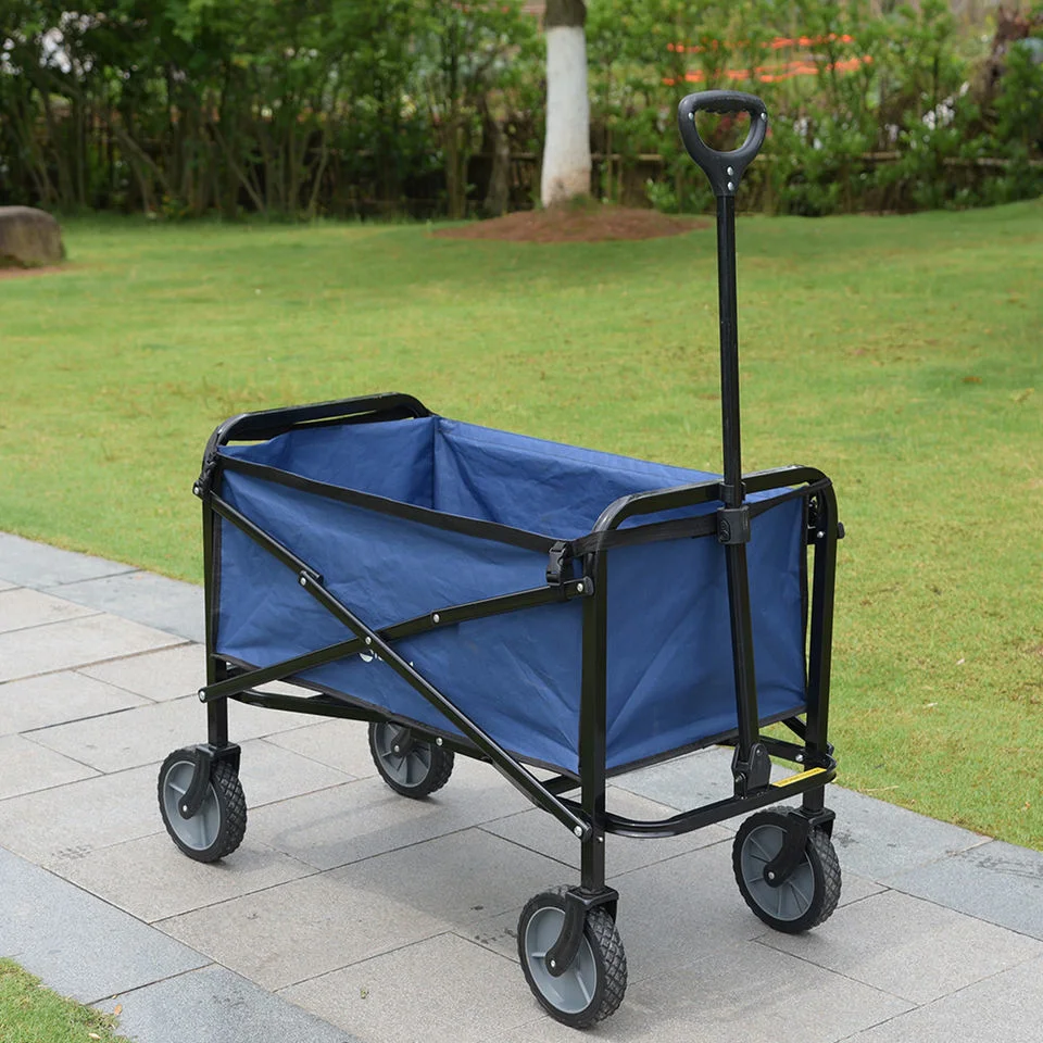 Cheap Outdoor Garden Camping Foldable Wagon Cart Folding Beach Trolley Cart