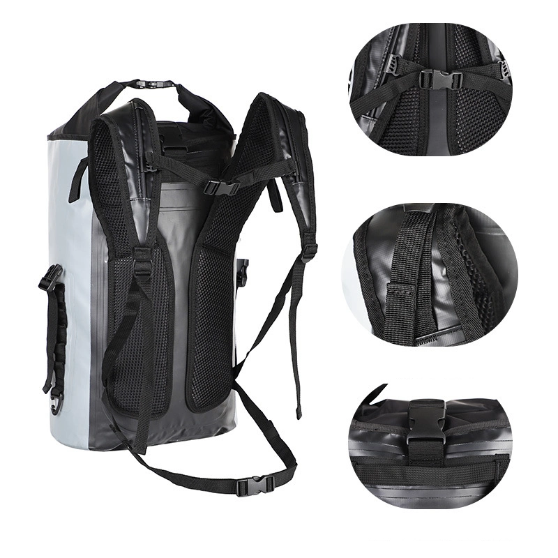 High Quality Outdoor PVC Roll Top Travel Waterproof Large Dry Bag Backpack