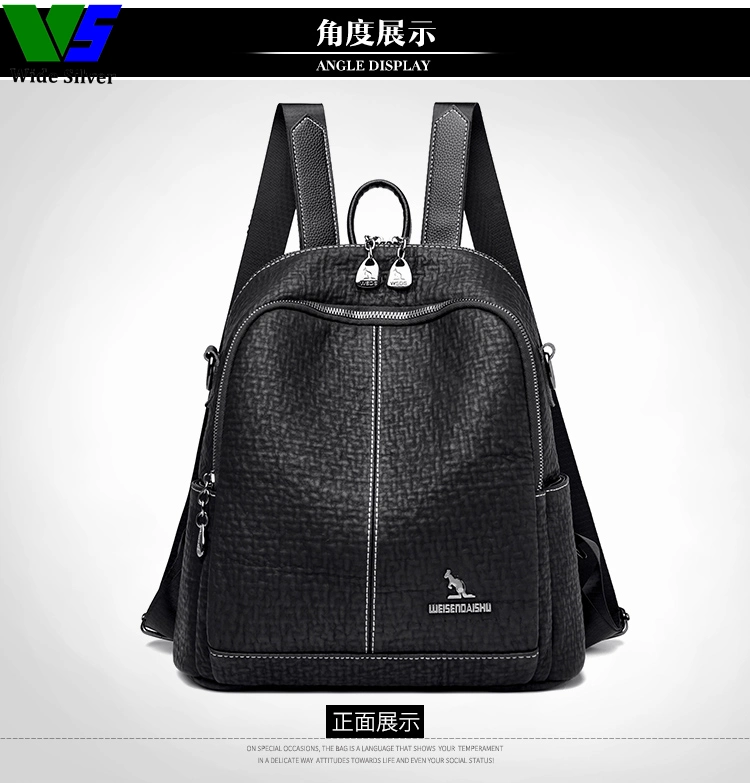 Wide Silver Limited Backpack Luxury Backpack New Design Back Bag Girls