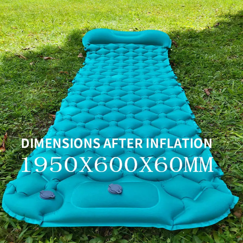 Travel Camping Inflatable Air Mat Self-Inflating Air Sleeping Mattress Customized Logo Air Pad Cushion