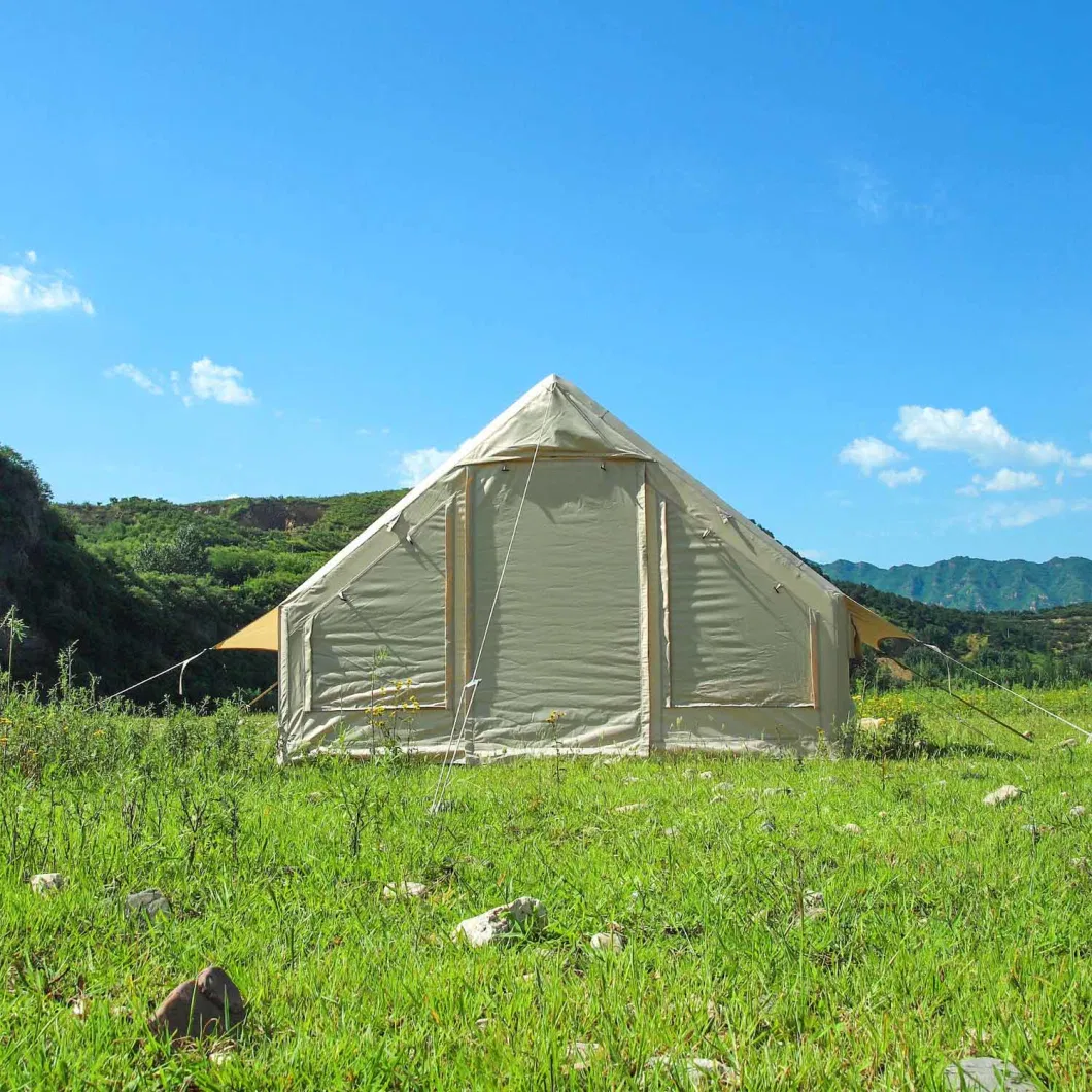6m2 Glamping Inflatable Air Tent Inflatable Tent for 2-4 Man Camping