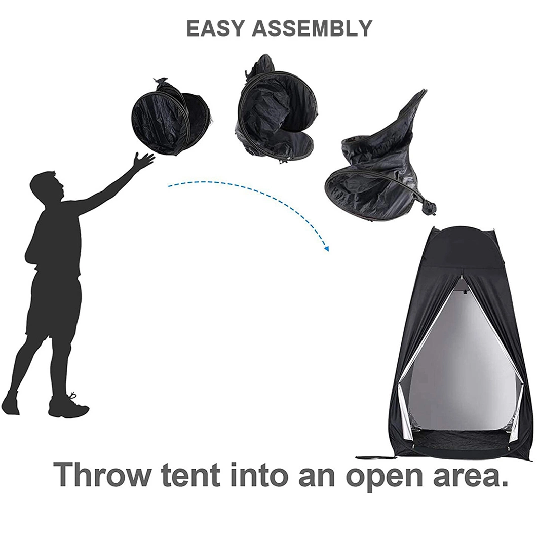 Outdoor Customized Camping Double Door Portable Home Waterproof Shower Tent