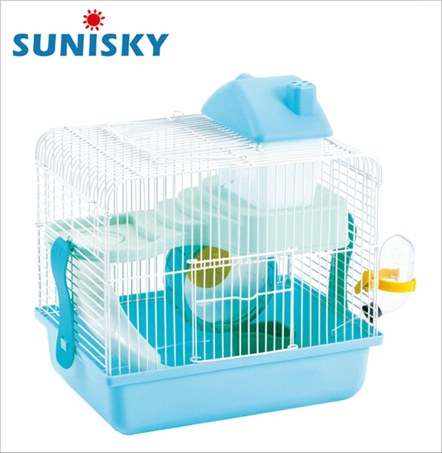 Snow Princess Light Blue Hamster Cage