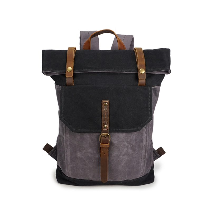 Designer Stylish Waterproof Waxed Canvas Travelling Backpack RS-02265