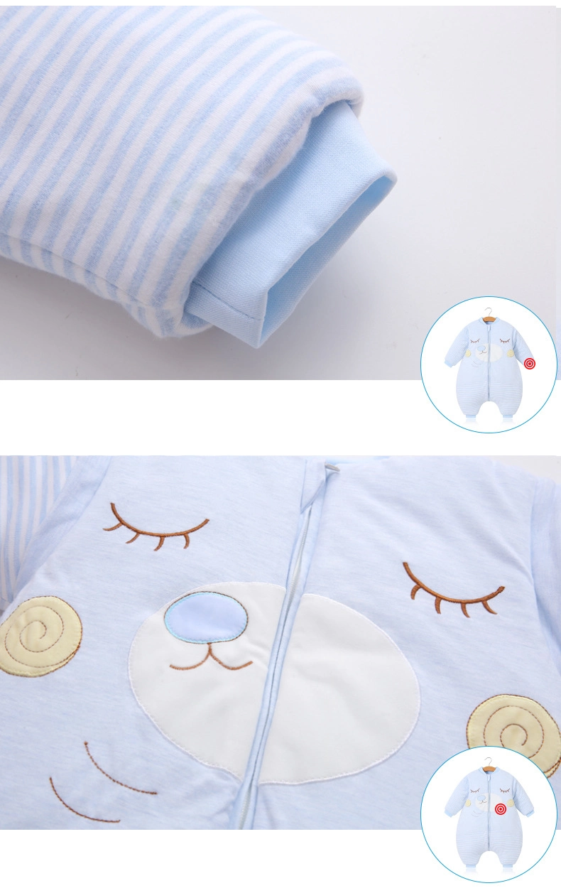 New Design Baby Clothes 100% Cotton Winter Wear Printing Long Sleeve Baby Sleeping Bag