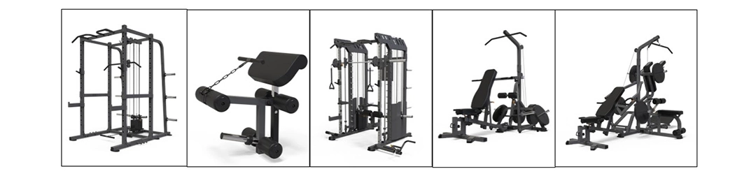 China Manufacturer Light Commercial Home Gym Fitness Equipment Three Stations Multi Home Gym with CE/En957/TUV/SGS/OHSAS/ISO
