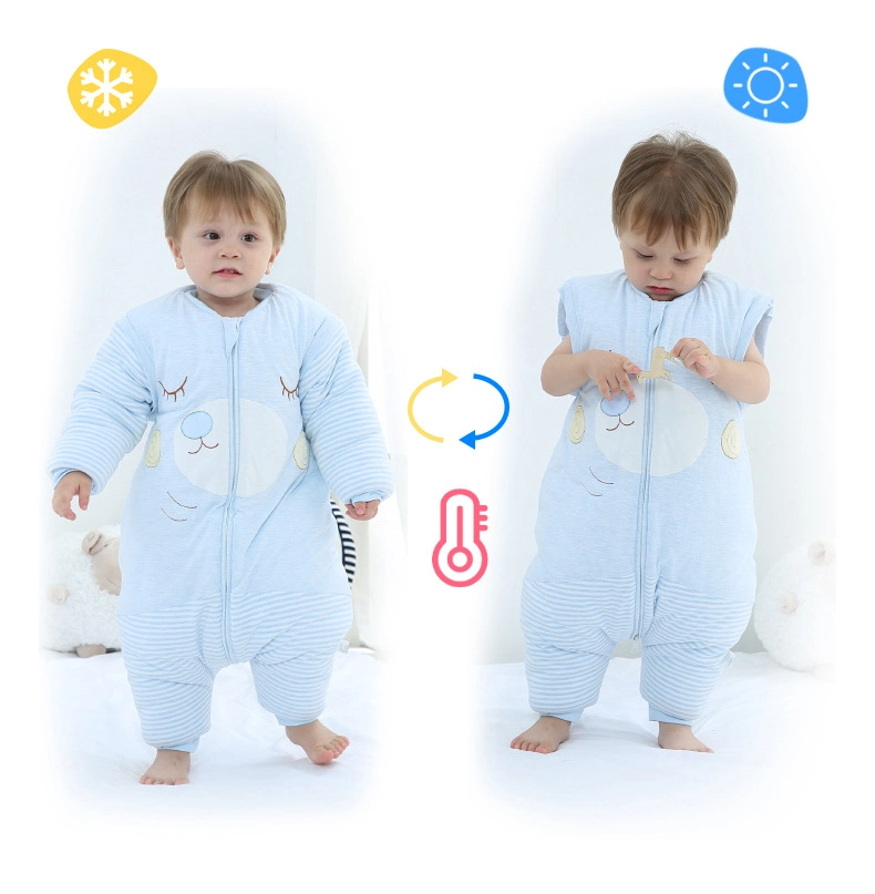 New Design Baby Clothes 100% Cotton Winter Wear Printing Long Sleeve Baby Sleeping Bag