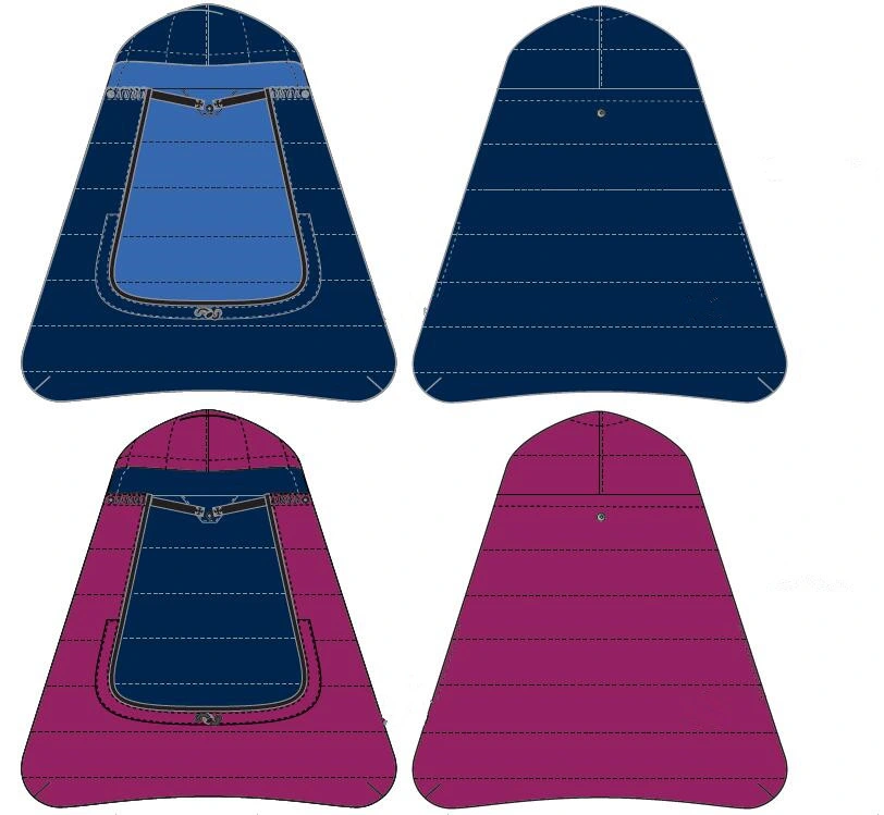 Normal Thickness Wearable Down Sleeping Bags with 100% Polyester