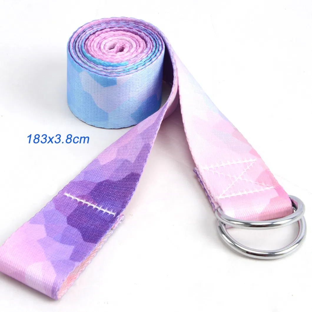 Eco-Friendly Cotton Yoga Mat Carrier Stretching Strap
