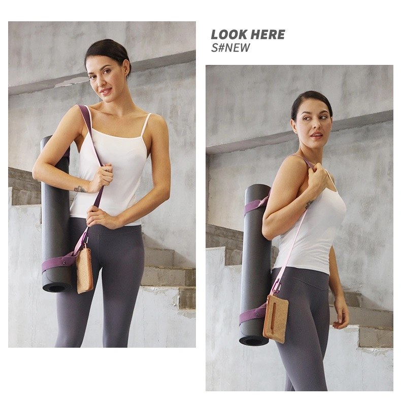 Five Colors Yoga Mat Strap with Hook Hole