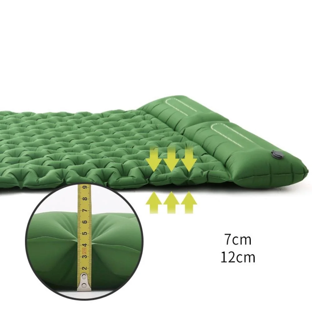 Waterproof Sleep Inflatable Mattress Outdoor Double Air Cushion Storage Camping Folding Bed Wbb19752