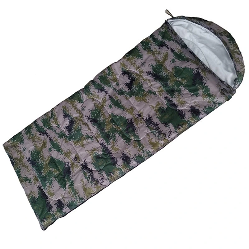 Armed Forces Four Seasons Hot-Sale Camouflage Lightweight Waterproof Easy-Taking Cheapest Outdoor Camping Envelope Sleeping Bag State Reserve