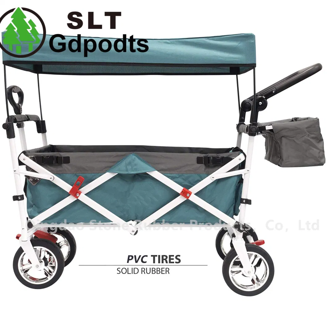 Beach Children Folding Beach Wagon Outdoor Picnic Camping Fishing Cart