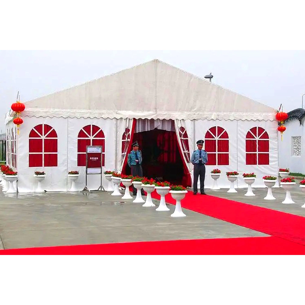 Portable Large Aluminum Frame Marquee/Gazebo Outdoor Trade Show/Beach/Square Pop up Canopy Folding Tent with Carpet