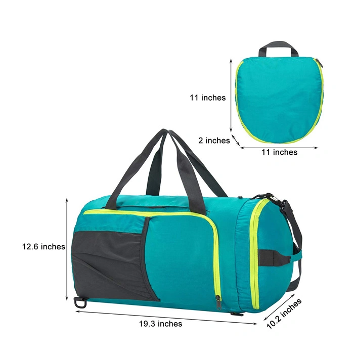 Travel Duffel Bag Packable Sports Gym Bag Lightweight Hiking Backpacking Pack