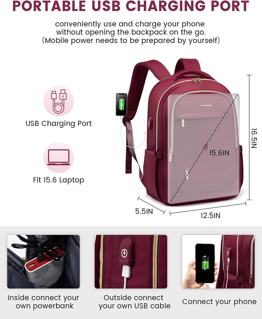 2023 New Stylish College Backpacks Travel Backpack Waterproof School Backpack