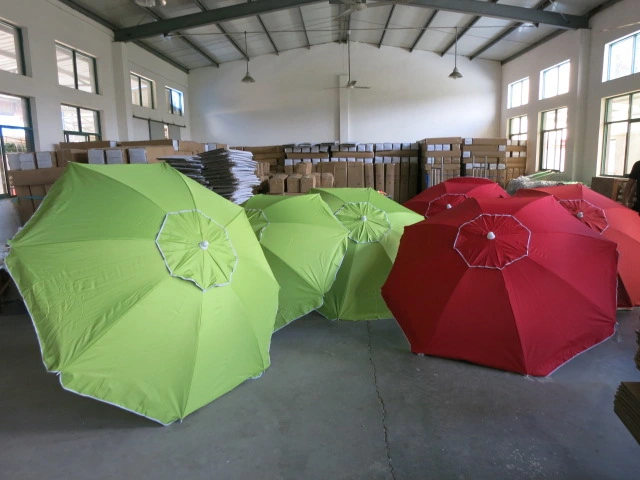 Outdoor Furniture 1.5m/1.8m Parasol Camping Beach Umbrella