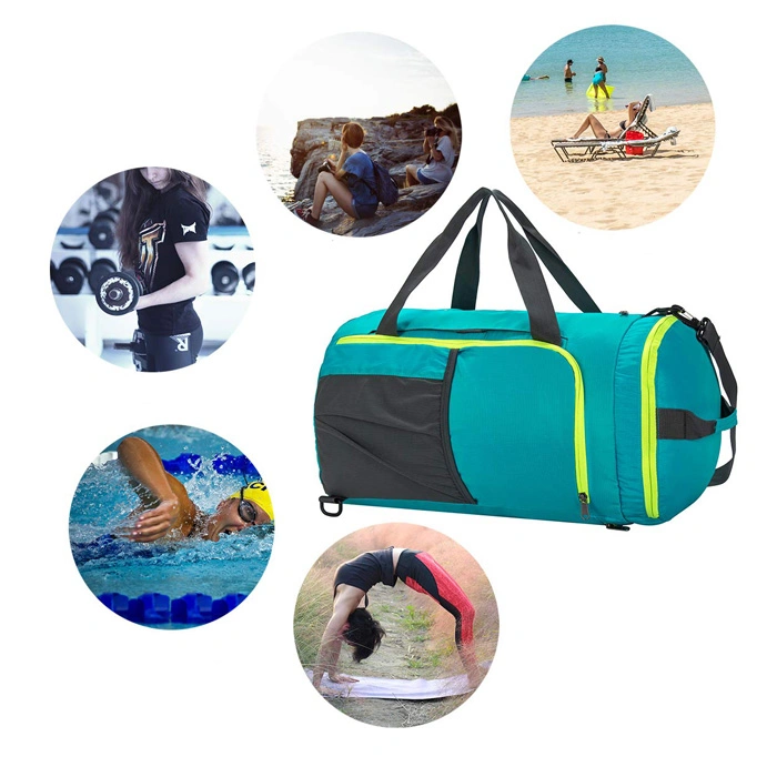 Travel Duffel Bag Packable Sports Gym Bag Lightweight Hiking Backpacking Pack