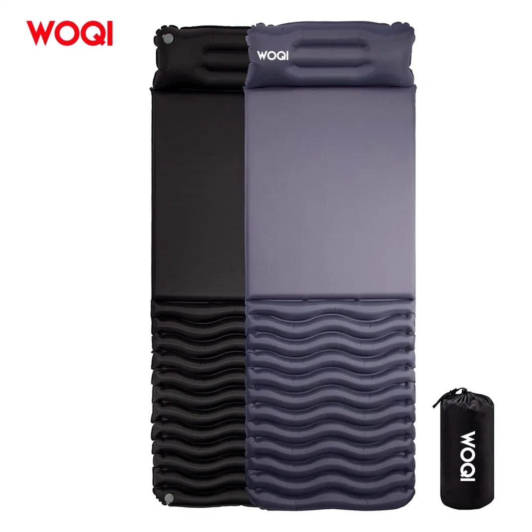 Woqi TPU Compact Lightweight Self-Inflating Air Mattress Camping Inflatable Sleeping Pad