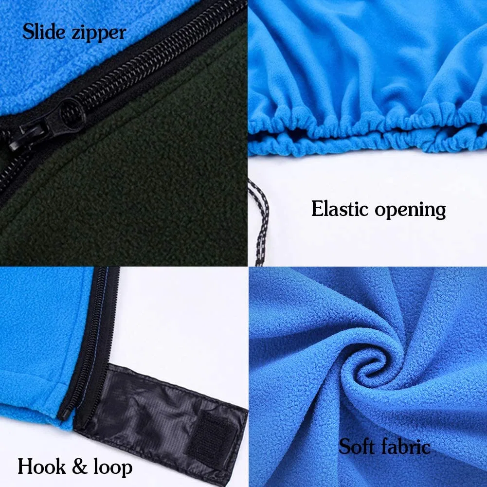 Woqi Wholesale Microfiber Fleece Zippered Sleeping Bag Liners for Camping