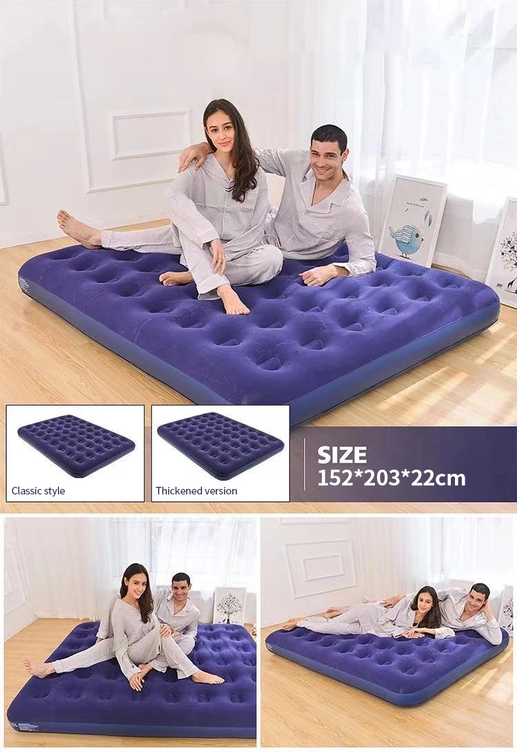 Inflatable Air Mattress for Car Travel Flocking SUV Backseat Air Mattress Wholesale Airbeds