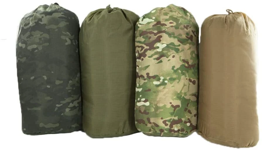 Multicam Poncho Liner Blanket Sleeping Pad Waterproof Zipper Tactical Woobie Blanket