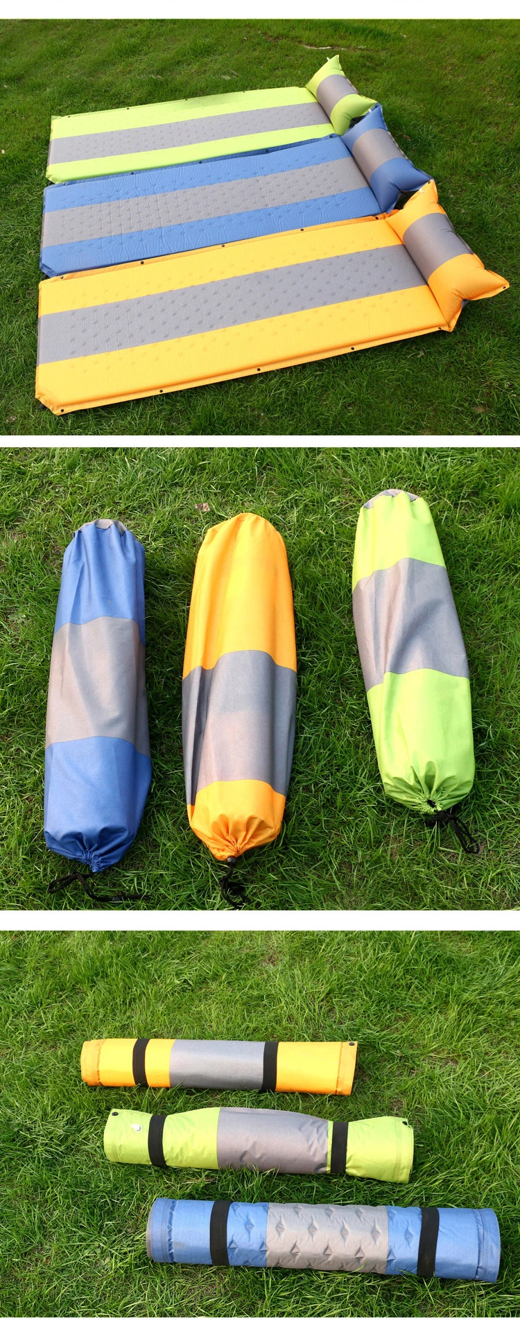 Sleeping Pad with Pillow Self Inflating Sleeping Pad Is Ideal for Camping Hiking Backpacking Camping Pad