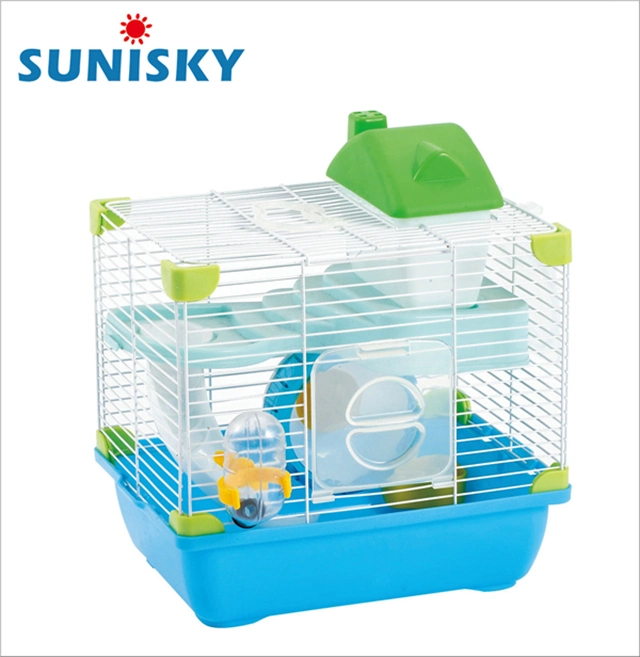 Snow Princess Light Blue Hamster Cage