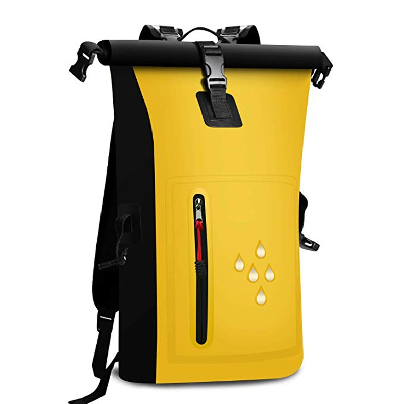 Durable Roll-Top Closure Floating Backpack Dry Bag Rucksack with Waterproof Phone Case for Travel Swimming Kayaking, Boating