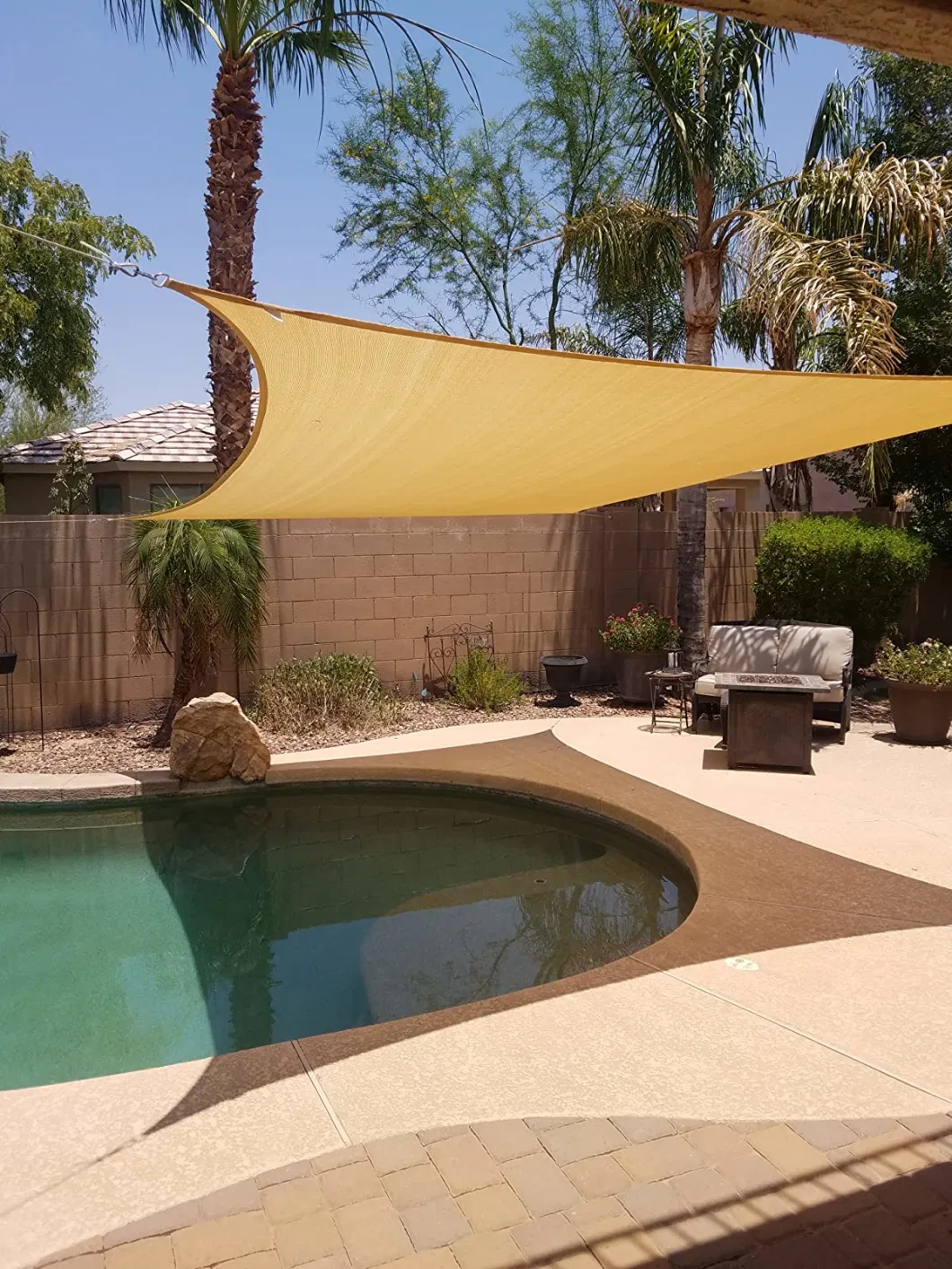 Sunshade Sail Shade Net UV Protection Outdoor