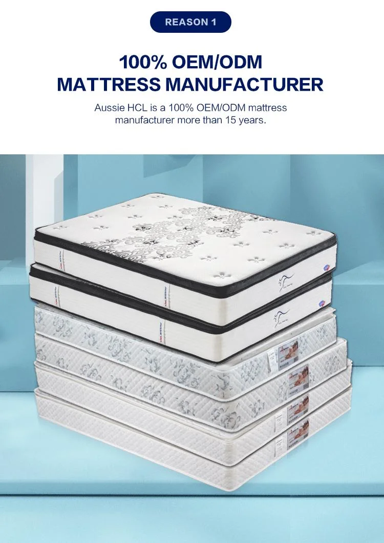 Premium Matelas Knitted Fabric High Density Foam Mattresses Sleep Well Full Queen King Size Cool Bamboo Charcoal Air Gel Memory Royal Foam Bed Mattress in a Box