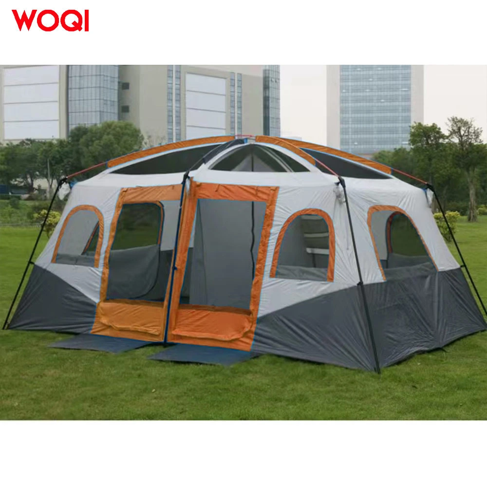 8 10 12 Person Event Marquee Tents Large Family Camping Waterproof Cabin Outdoor Two Bedrooms One Living Roomten