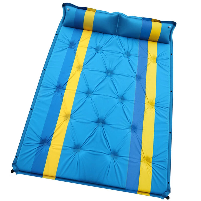 Outdoor Products Camping Mattress Foam Self Inflatable Double People Air Mattresses with Pillows Foldable Mattress