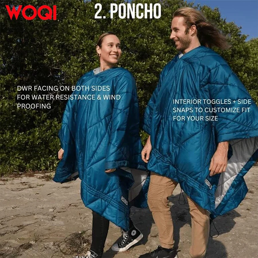 Woqi Outdoor Camping Travel Waterproof Lightweight Puffy Down Blanket