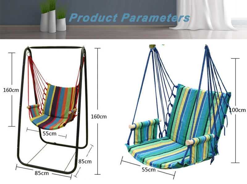 Hammock Garden Hang Lazy Chair Swinging Indoor Outdoor Furniture Hanging Rope Chair Swing Chair Seat Bed Travel Camping