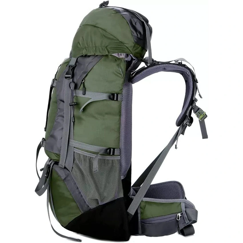 Hiking Backpack 75L Internal Frame Pack with Rain Cover for Outdoor Backpacking Fishing Camping and Travel Bag