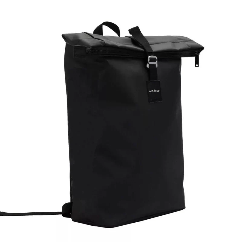 Custom Waterproof RPET Roll Top Backpack with Laptop Compartment