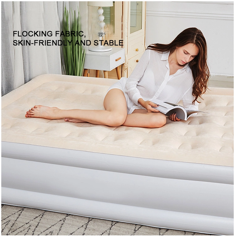 High Quality Fast Inflation Airbed Floding Single Inflatable Air Mattresses Bed