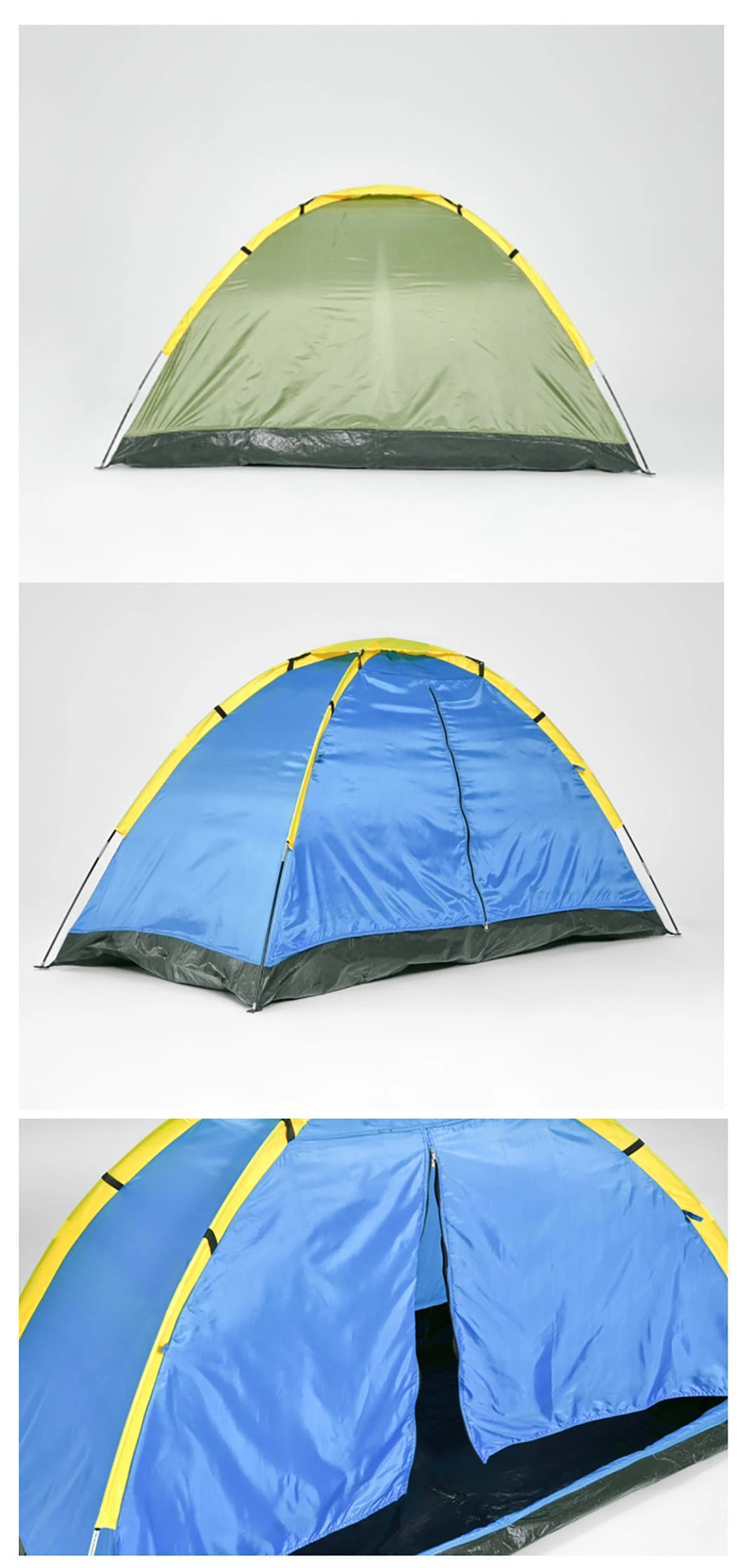 Outdoor Double UV 50+ Silver Coating Polyester Camping Beach Tent Shade