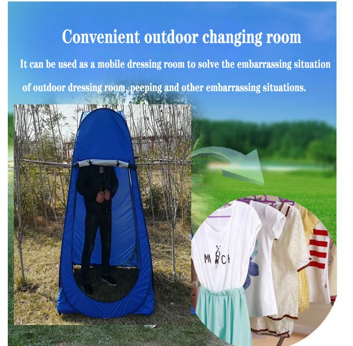 Outdoor Shower Tent Keeping Warm Diaper Changing Waterproof Sunscreen Awning